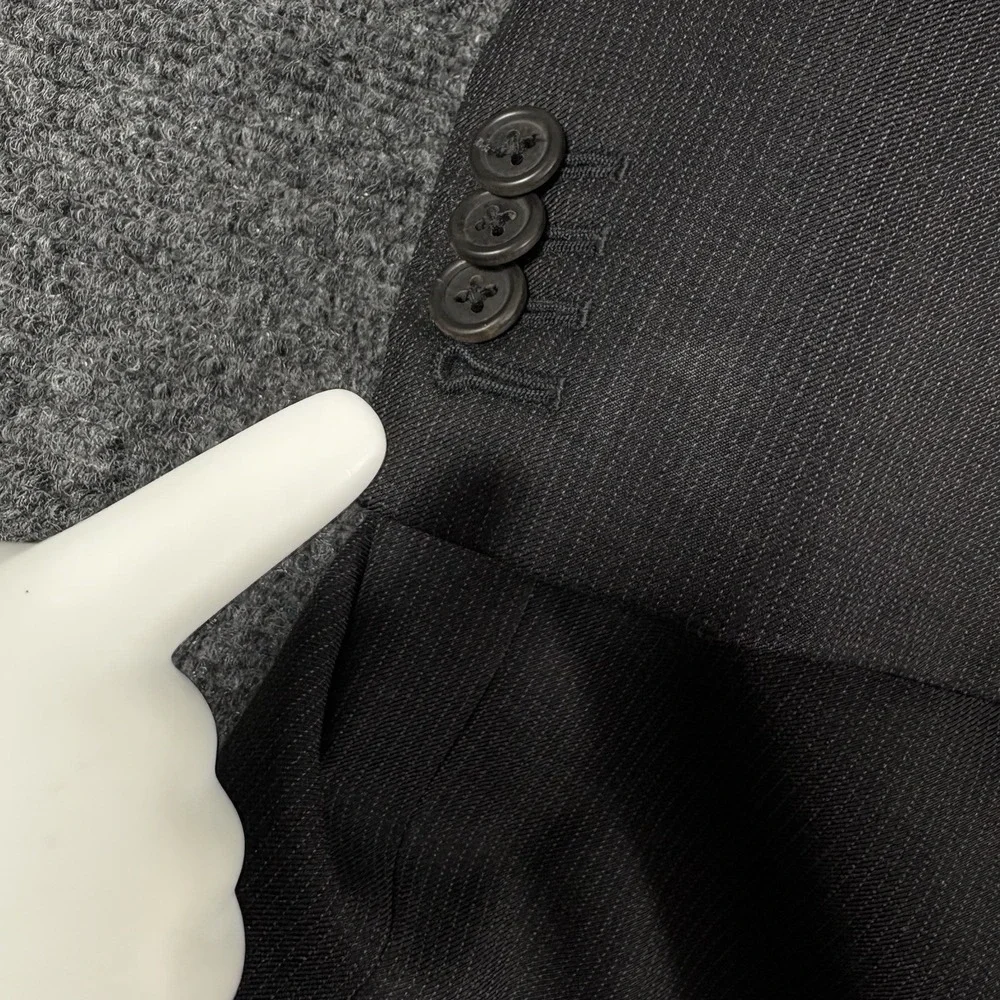 Suitsupply Blazer Mens 48S Lazio Wool Sport Coat Vitale Barberis Pinstripe Alter